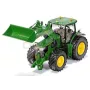 John Deere 7310R trekker met Siku 6792 laadschop