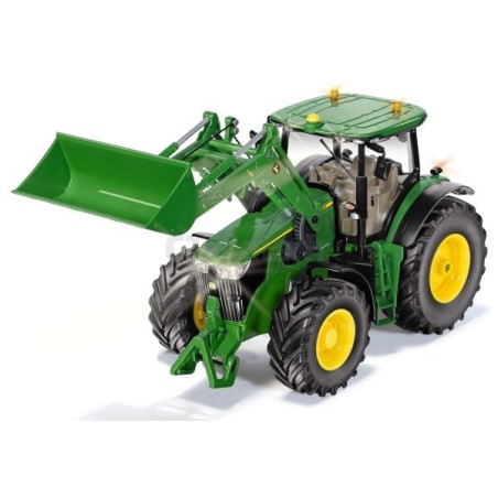 John Deere 7310R tractor with Siku 6792 loading shovel