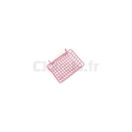 Panier rose 17.5 x 13 x 8 cm
