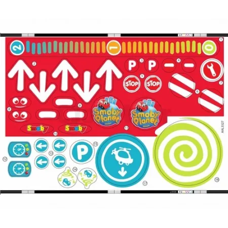 Decoraciones adhesivas para Vroom Planet Grand Garage
