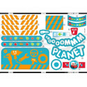 Adhesive decorations for Vroom Planet Grand Garage SMOBY