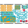 Adhesive decorations for Vroom Planet Grand Garage AAL3326