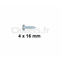 Screw 16 mm for Quad X Power Smoby 033048 AAK0406