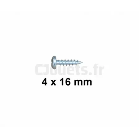 16 mm schroef voor Smoby Quad X Power 033048