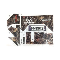 Adhesive decorations for GAUCHO PRO Realtree PegPerego MMEV1703