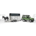 Land Rover Defender avec van BRUDER 02592 BRUDER