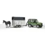 Land Rover Defender met bestelwagen BRUDER 02592