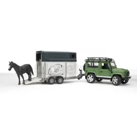 Land Rover Defender avec van BRUDER 02592 BRUDER