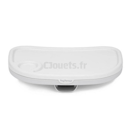 Tablette Pour Chaise Haute Tatamia Peg-Pérego Blanc/Beige