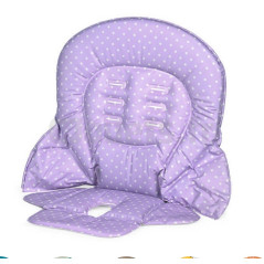 Housse Pour Chaise Haute Prima Pappa Peg-Pérego Couleur babydot Lilac BMPA0300--POI43