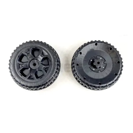 Ruedas traseras para Jeep Wrangler Rubicon 12 Voltios