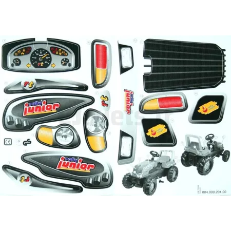 Kit adhésifs pour rollyJunior RT Rolly Toys ROLLY-TOYS