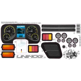 Zelfklevende decors voor Unimog Rolly Toys