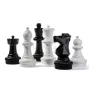 32 Pièces couleur noir et blanc pour Grand Échiquier Rolly Toys ROLLY-TOYS