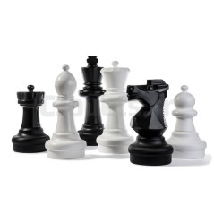 32 čiernobielych figúrok pre šachovú dosku Rolly Toys Grand Chess Board