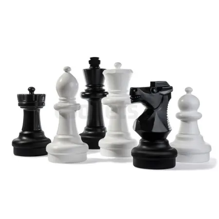 32 Pièces couleur noir et blanc pour Grand Échiquier Rolly Toys ROLLY-TOYS