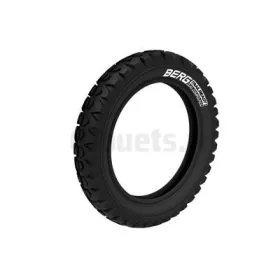 Pneu tout terrain noir/blanc 12.5x2.25-8 Berg BERG