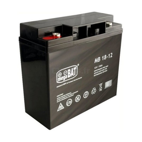 12 Volt 18 Ah Gel-Batterie