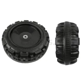 Ruedas traseras de plástico 350 x 140 para quad 906 12 voltios