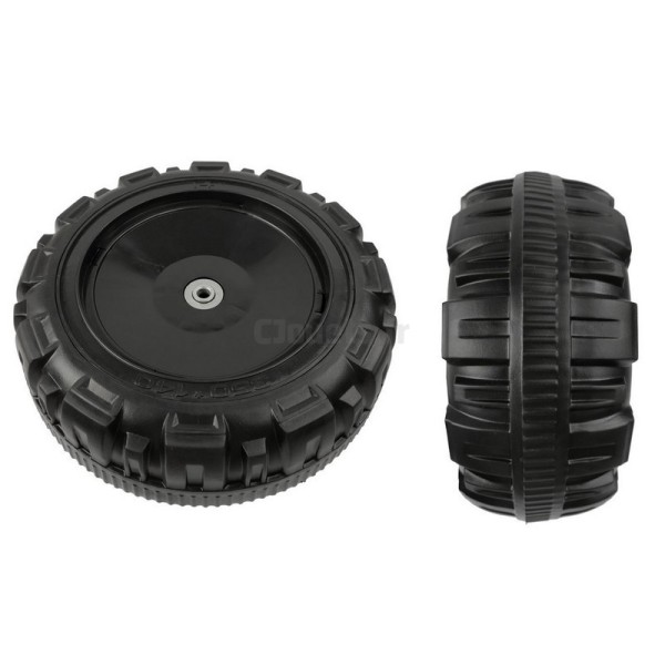 Plastic rear wheels 350 x 140 for quad 906 12 volts