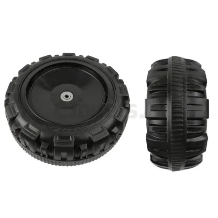 Ruedas traseras de plástico 350 x 140 para quad 906 12 voltios