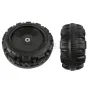 Ruedas traseras de plástico 350 x 140 para quad 906 12 voltios