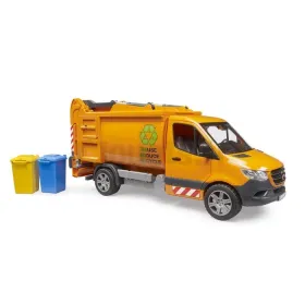 Bedrijfsvoertuig MB Sprinter voor afvalinzameling Bruder 02682