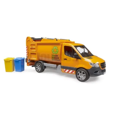 Bedrijfsvoertuig MB Sprinter voor afvalinzameling Bruder 02682