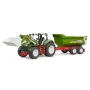 Tracteur avec chargeur avant et remorque basculante Bruder Roadmax 03452 BRUDER