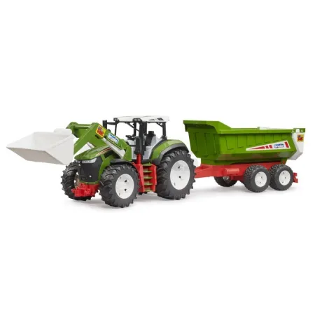 Tracteur avec chargeur avant et remorque basculante Bruder Roadmax 03452 BRUDER