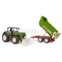 Tracteur avec chargeur avant et remorque basculante Bruder Roadmax 03452 BRUDER