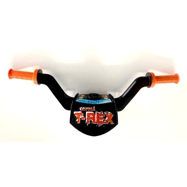 Corral T-Rex Lenker schwarz mit orangefarbenem T-Rex Peg-Pérego Griff