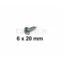 Tornillos 6 x 20 mm