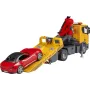 Scania Super 560R tow truck with Bruder vehicle