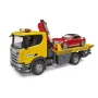 Scania Super 560R tow truck with Bruder vehicle BRUDER