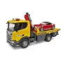 Scania Super 560R takelwagen met Bruder voertuig