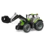 Deutz 8280 TTV trekker met Bruder voorlader