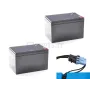 Batterie 2 x 12 Volt 12 Ah (24Ah) für Peg-Pérego-Fahrzeuge PEG-PEREGO