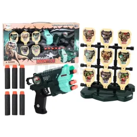 Kit de dardos de dinosaurio con dardos de espuma