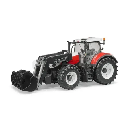 Steyr 6300 Terrus CVT trekker met Bruder voorlader 03181