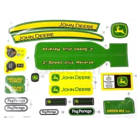Adhesivo decorativo JOHN DEERE Ground Force 12V Peg-Pérego