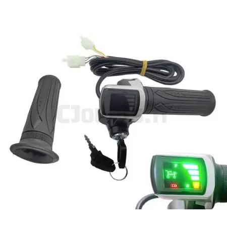 Handgas met display voor 24 V, 36 V, 48 V elektrische quadfietsen