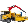 Camion de chantier avec grue Scania Super 560R Bruder BRUDER