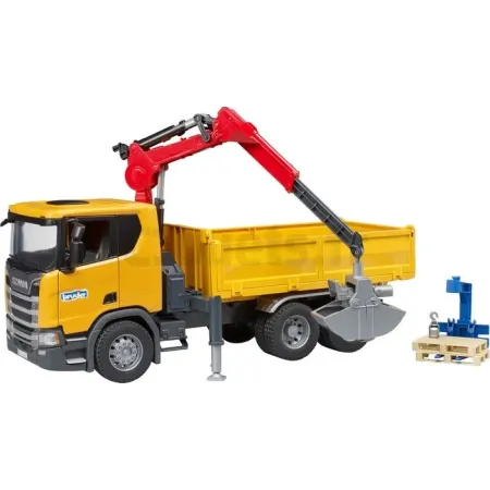Camion de chantier avec grue Scania Super 560R Bruder BRUDER