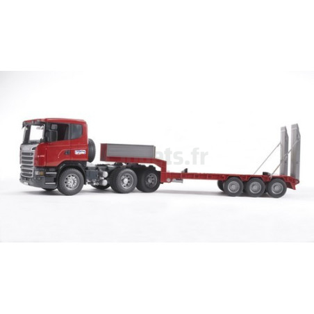 Camion Scania porte engins BRUDER 03555/1