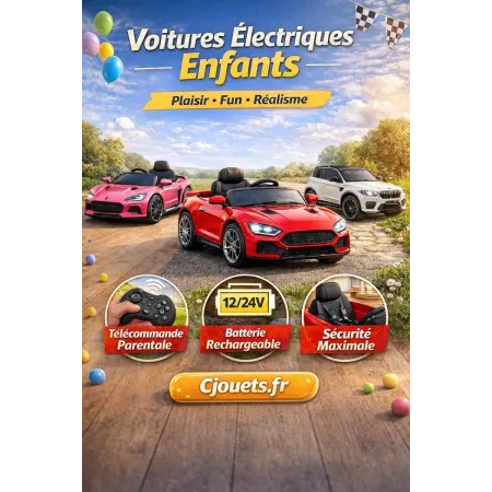 Coches eléctricos de diseño y deportivos para niños