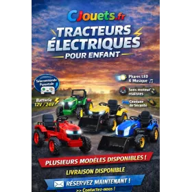Tractores eléctricos para niños 12 / 24 Voltios, Alsacia