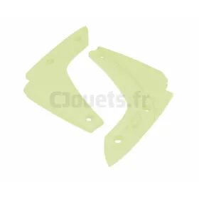 Estribos de unión verde pastel para guías Smoby