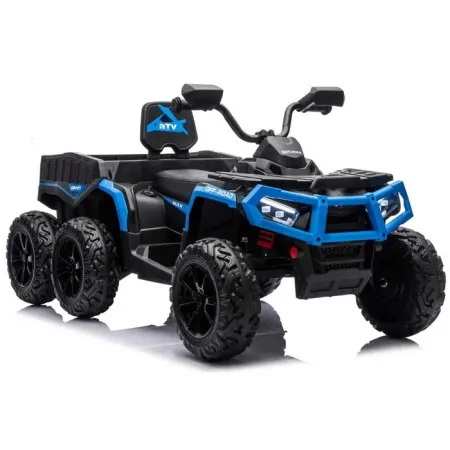 6-wheel 24-volt electric quad bike with tipper and parental remote control Sans marque