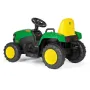 Tracteur électrique John Deere Farm Power 12 Volts PegPerego pour enfant avec télécommande PEG-PEREGO